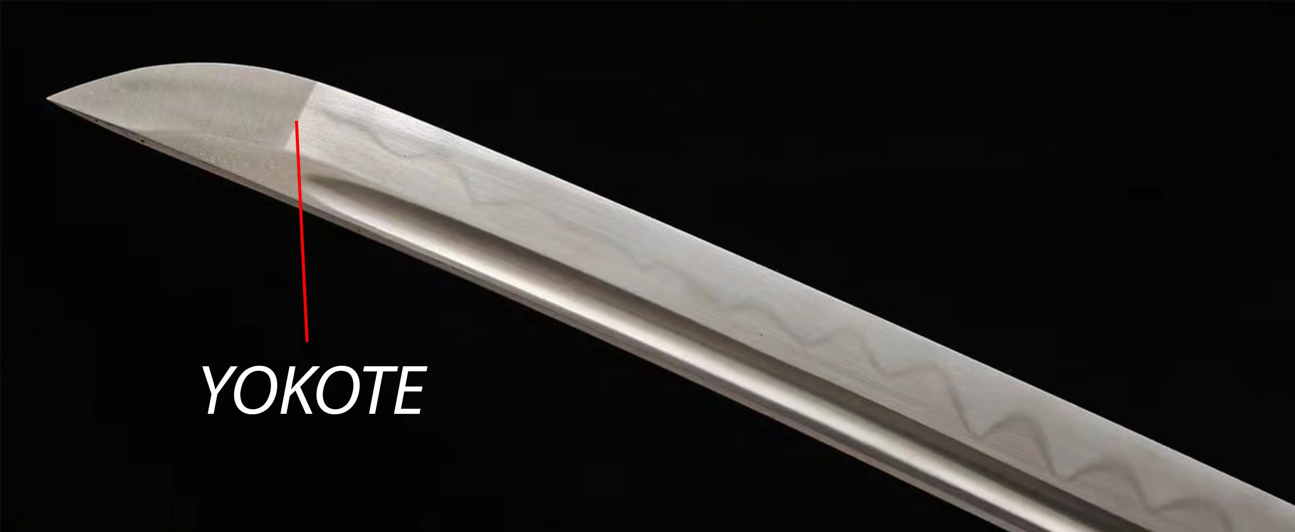 ¿Qué es el Yokote de la katana? Katana Afilada